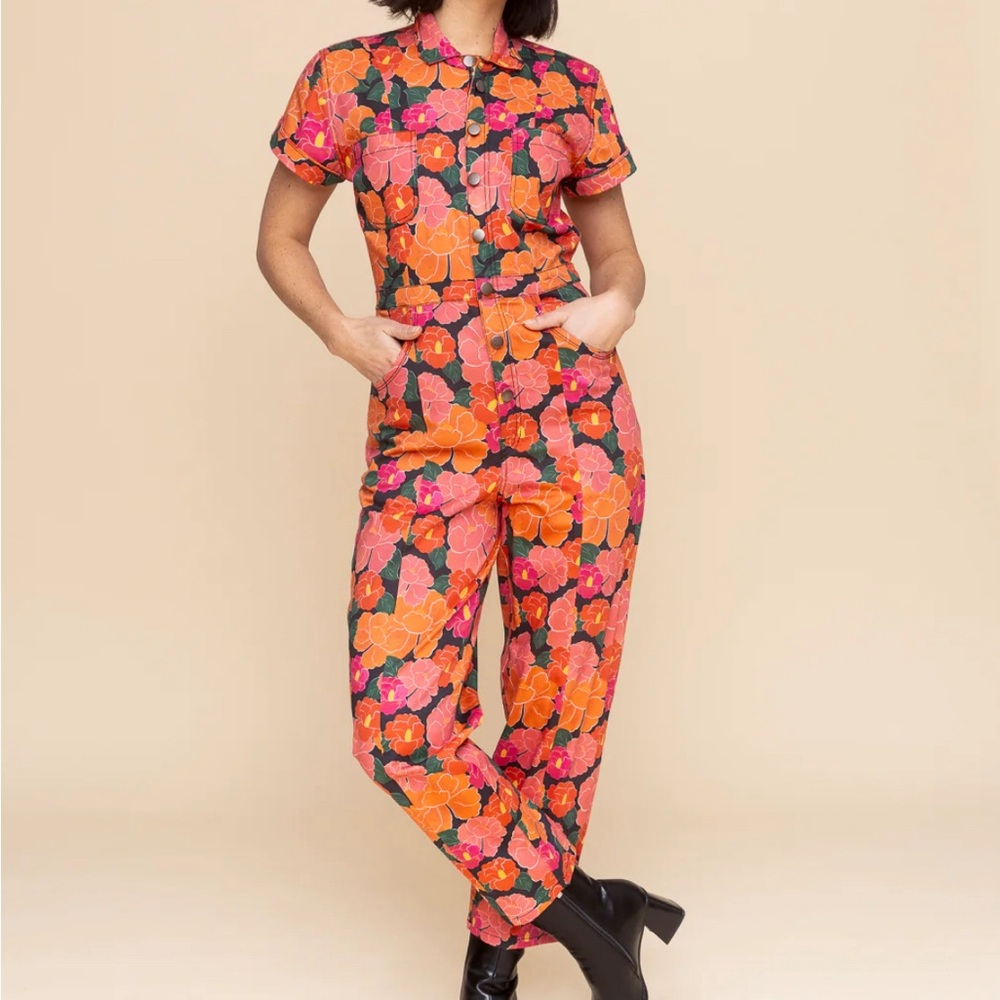 Classic Jumpsuit in Ruby